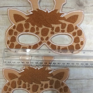 Pretend play felt giraffe mask for kids