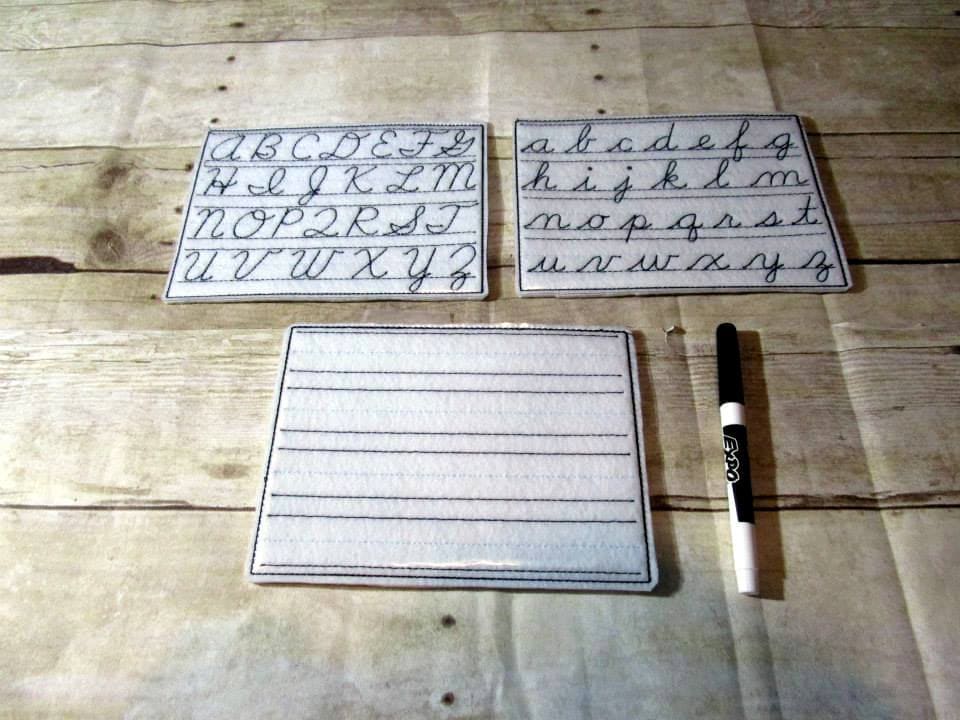 Cursive Writing Boards Cursive Letter Writing Boards Cursive Etsy