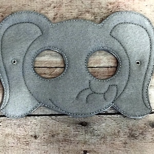 Máscara de elefante de fieltro para niños