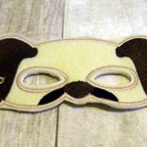 Felt pretend play puppy mask for kids