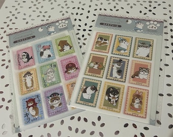 Mofusand Sticker Sheets  - kawaii Tokyo cat stickers cat lover - Chiikawa - choose one