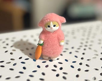 NIEUW Mofusand Fuzzy Gacha – Kawaii Gashapon-bedel | Japans speelgoedcapsule | Schattige kattenkonijn | Cadeau voor kattenliefhebbers