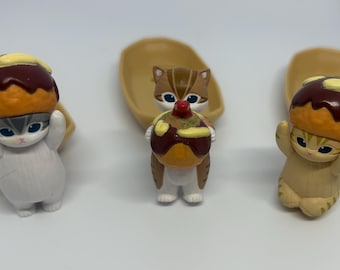 NIEUW Mofusand Takokayi Gacha – Kawaii Gashapon-bedel | Japans speelgoedcapsule | Japans eten | Cadeau voor kattenliefhebbers | Chiikawa