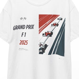 Formula One Tee, F1 Shirt 2025 Unisex Heavy Cotton T-Shirt, Racing Fan Gift, Motorsport Apparel, Race Car Lover Present, Graphic Tee