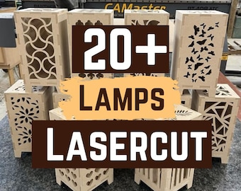 Lamps Laser Cut Files | Ultimate SVG Bundle for CNC, Glowforge, and Cutting Machines