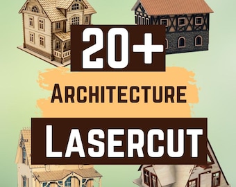 Architectural Laser Cut Art Bundle | Wall Art, Window Panels & Home Décor SVG Files