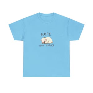 Funny Polar Bear Tee, Cute Animal Shirt, Unisex Cotton Tee, Casual Outfit, Perfect Gift for Animal Lovers, Cute Humor Merch, Everyday Wear