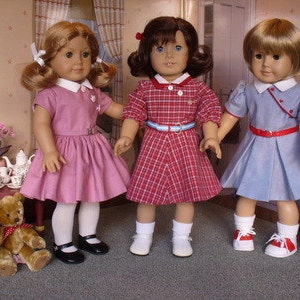 Doll Clothes Pattern, With Buttons on the Side No 1022