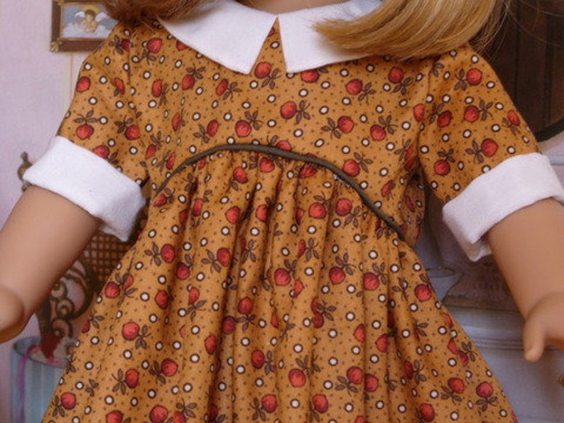 Doll Clothes Pattern, Empire Waist Dress No. 1002 Etsy