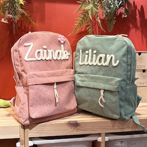 Sac à dos personnalisé pour enfant avec nom, cartable pour tout-petit pour garçon, cartable à bretelles réglables, cadeau pour enfant, école maternelle, cadeau pour la maternelle, anniversaire