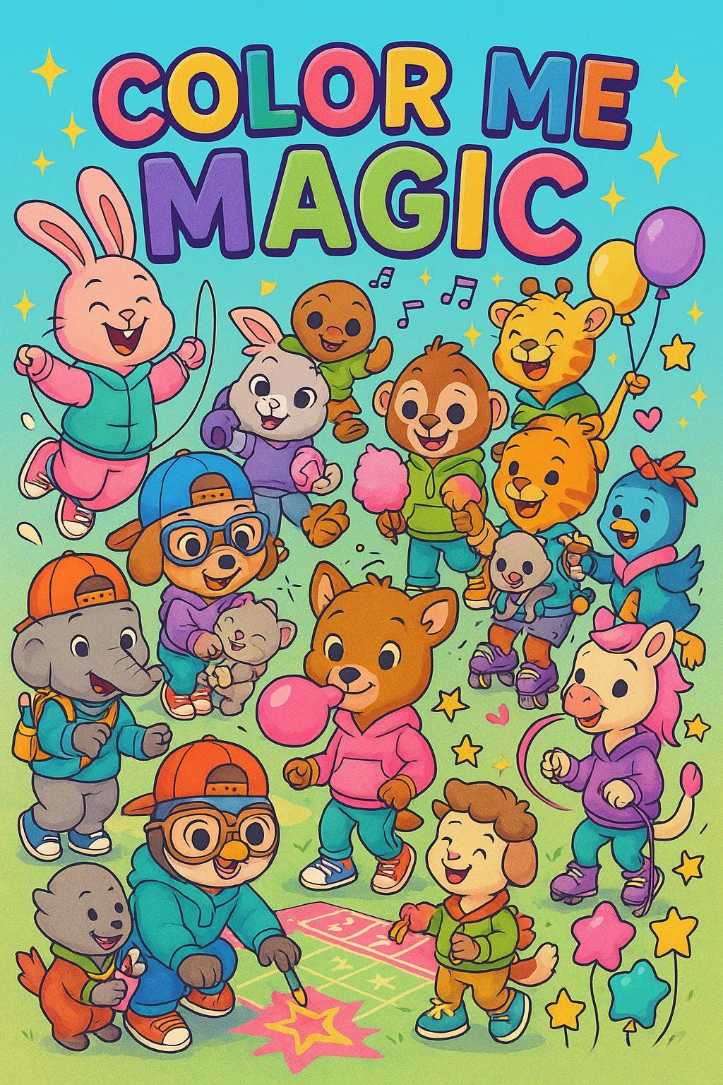 Color Me Magic Coloring Book - Etsy