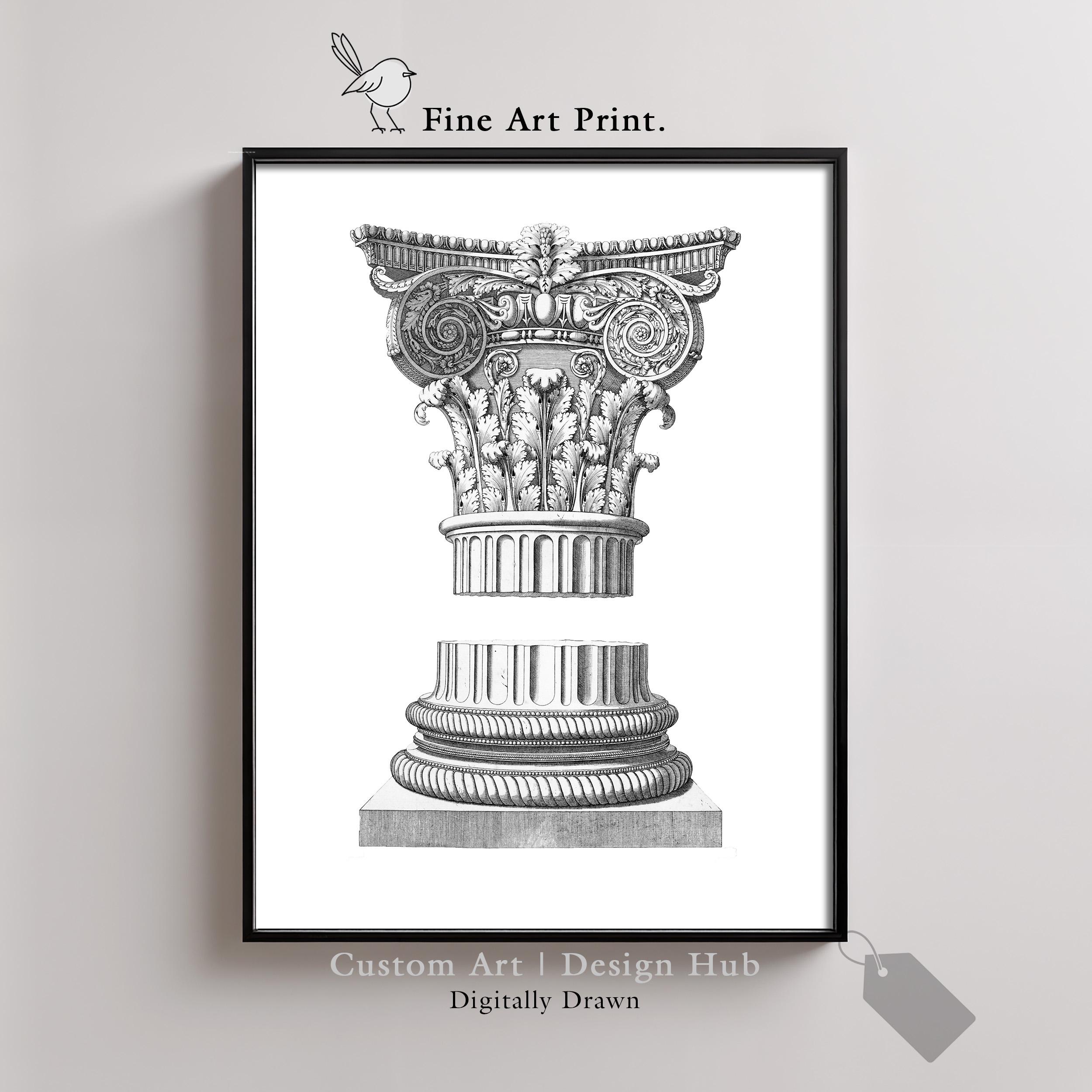 Greek Column Drawing