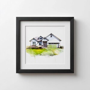 Wedding Gift, 1st Wedding Anniversary Present, Venue Sketch, Personalised Drawing, Painting from Photo, Couple Gift, Wedding Venue Print