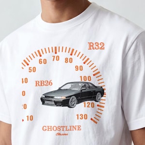R32 Inspired T-Shirt, RB26 Engine Tee, JDM Car Shirt, Street Racing Style, Car Enthusiast Gift