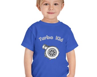 kid’s shirt “Turbo Kid” Kids T-Shirt – Cool Turbocharger Illustration Tee for Little Car Enthusiasts