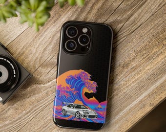 JDM JZA80 Phone Case, Street Racing Style,Speedometer Graphic, Carbon Fiber Look, Car Enthusiast Gift,JZA80 Inspired