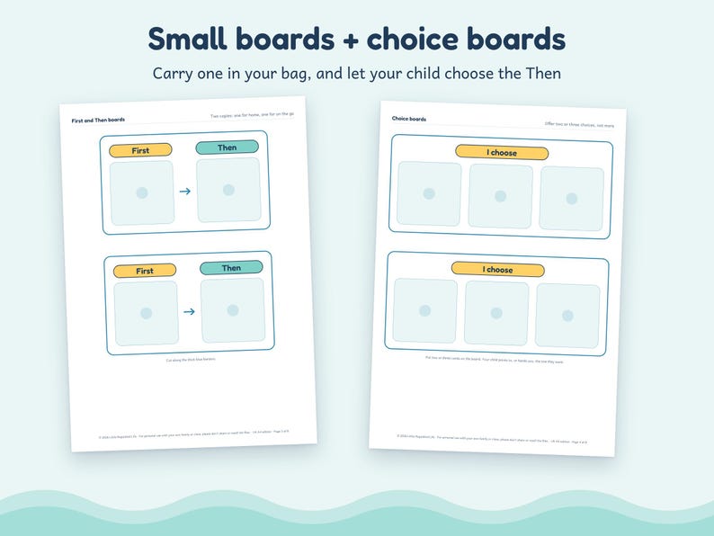 First Then Board, 45 Picture Cards, Editable Blanks, Autism ADHD Visual Schedule, Printable PDF image 3