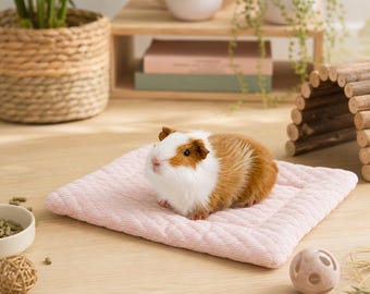 Guinea Pig Cooling Mat | Breathable Knit Small Pet Pad Hamster Chinchilla Rabbit Rat Summer Cage Mat S M