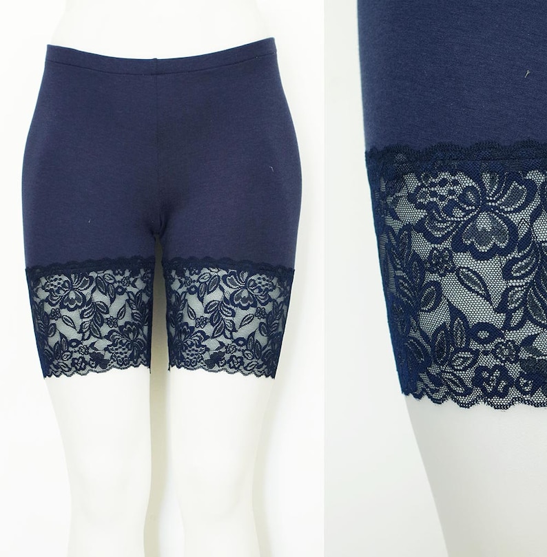 biker shorts navy blue