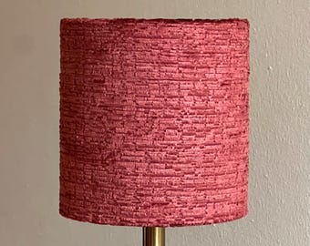 Pantalla de lámpara suave hecha a mano | Estampado afelpado y cálida sensación en el hogar | Accesorios para el hogar, decoración | Studio Chloe