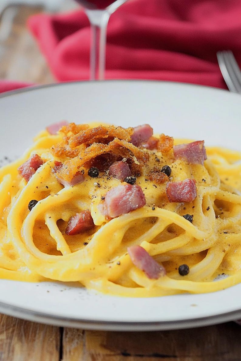 Authentic Carbonara Recipe PDF | Fail-proof Roman Pasta | No Cream ...
