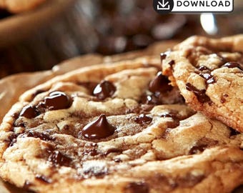 Best Soft Chocolate Cookies – Homemade Bakery-Style Chocolate Chip Treats, Easy Cookie Recipe PDF + Bonus Dessert Recipe • Easy Recipe