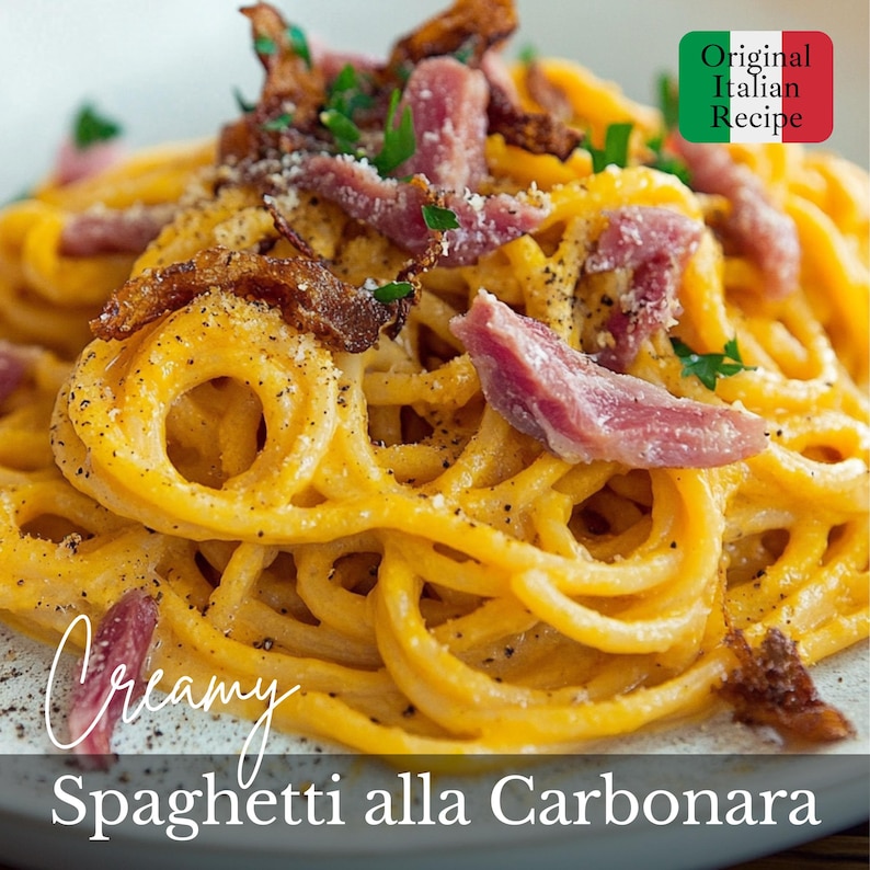 Authentic Carbonara Recipe PDF | Fail-proof Roman Pasta | No Cream ...