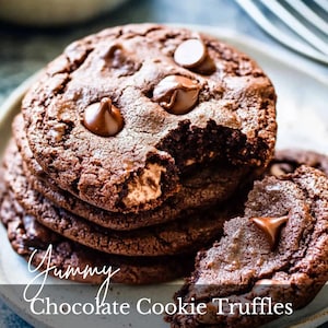 Double Chocolate Cookie Recipe: Easy Homemade Fudgy Cookies (PDF Download)