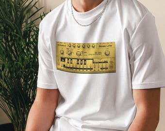 Roland TB-303 — Halftone Acid Bass Organic T-Shirt