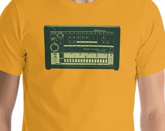 Roland TR-808 Halftone Drum Machine T-Shirt – Iconic 80s Synth Tee