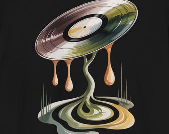 Dripping Vinyl Roots – Organic Music Forest Energy T-Shirt
