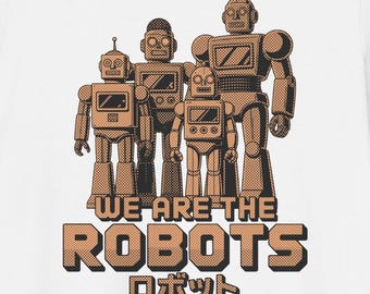 We Are The Robots – Kraftwerk Tribute Japanese Retro T-Shirt