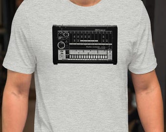 Roland TR-808 Halftone Drum Machine T-Shirt – Vintage 80s Electro Beat Tee