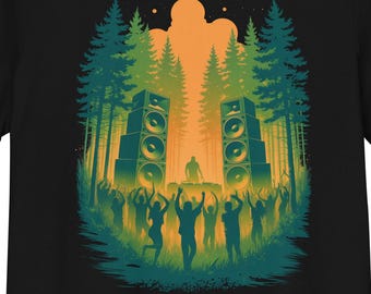 Forest Rave - Dreamscape Organic Techno T-Shirt
