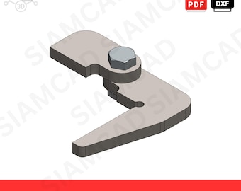 Archivos DXF de bisagras soldables / Bisagras personalizadas para barbacoas, ahumadores y proyectos de taller