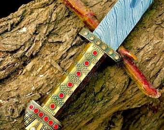 Hand Forged Ragnar Lothbrok Viking Sword – Authentic Norse Replica with Scabbard