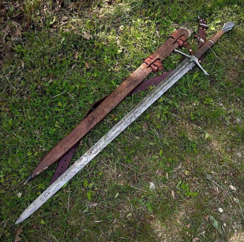 Expert Artisans Hand Forged Medieval Longsword High Carbon Steel 