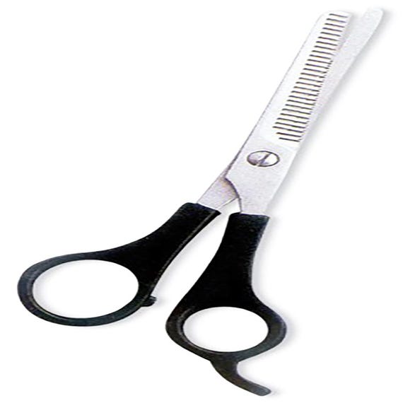 7.5" Plastic Handle Salon thinning Scissors - Economic Barber Scissors