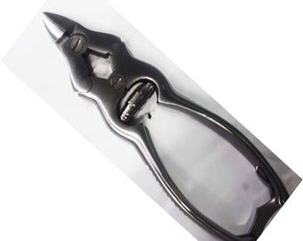 Mycotic Heavy Duty Toenail Nipper - Barrel Spring Nail Cutter - Clipper