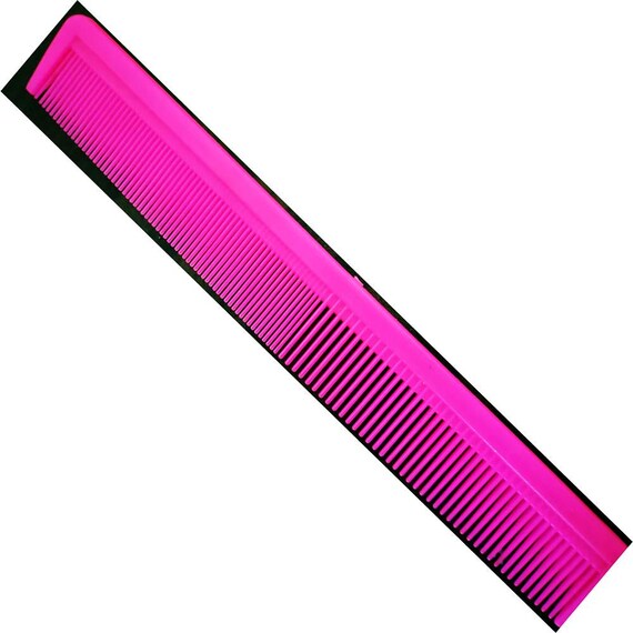 Wide and Thin Tooth Pink Pocket Comb