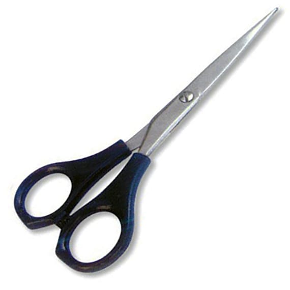 7.5" Plastic Handle Salon Scissors - Cheap and Economic Barber Scissors