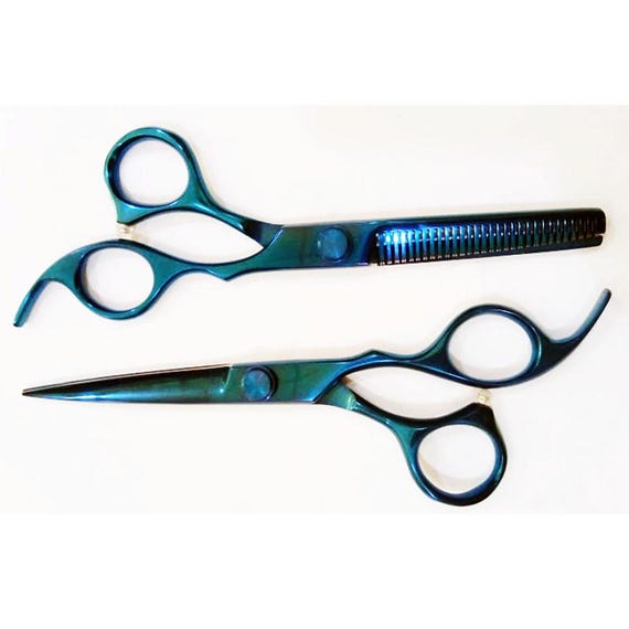 Titanium Color Coated Haircutting scissors 6.5"