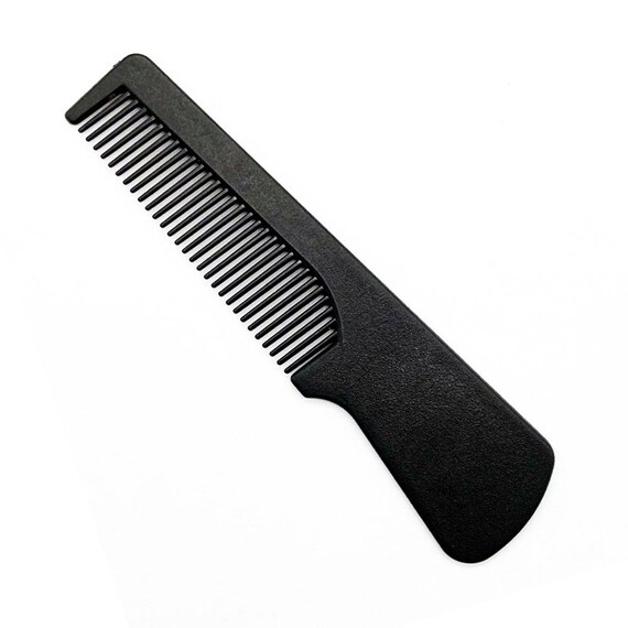 Hair Straightening Plastic wide Teeth Plastic Comb with tail