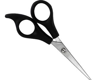7.5" Plastic Handle Salon Scissors - Economic Barber Scissors