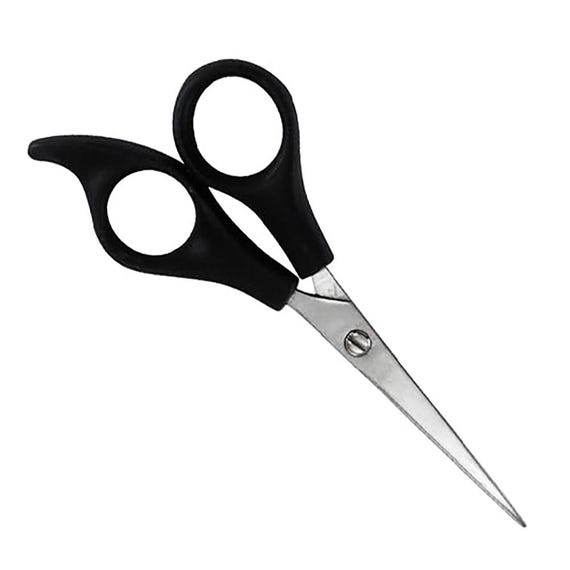 7.5" Plastic Handle Salon Scissors - Economic Barber Scissors