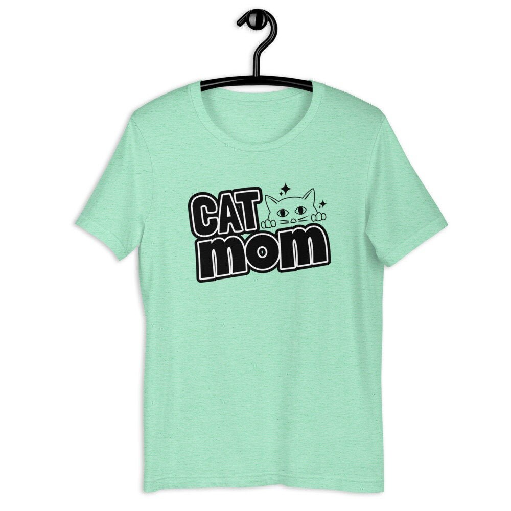 Cat Mommomma Feline T Shirt gift for Her Crazy Cat - Etsy UK