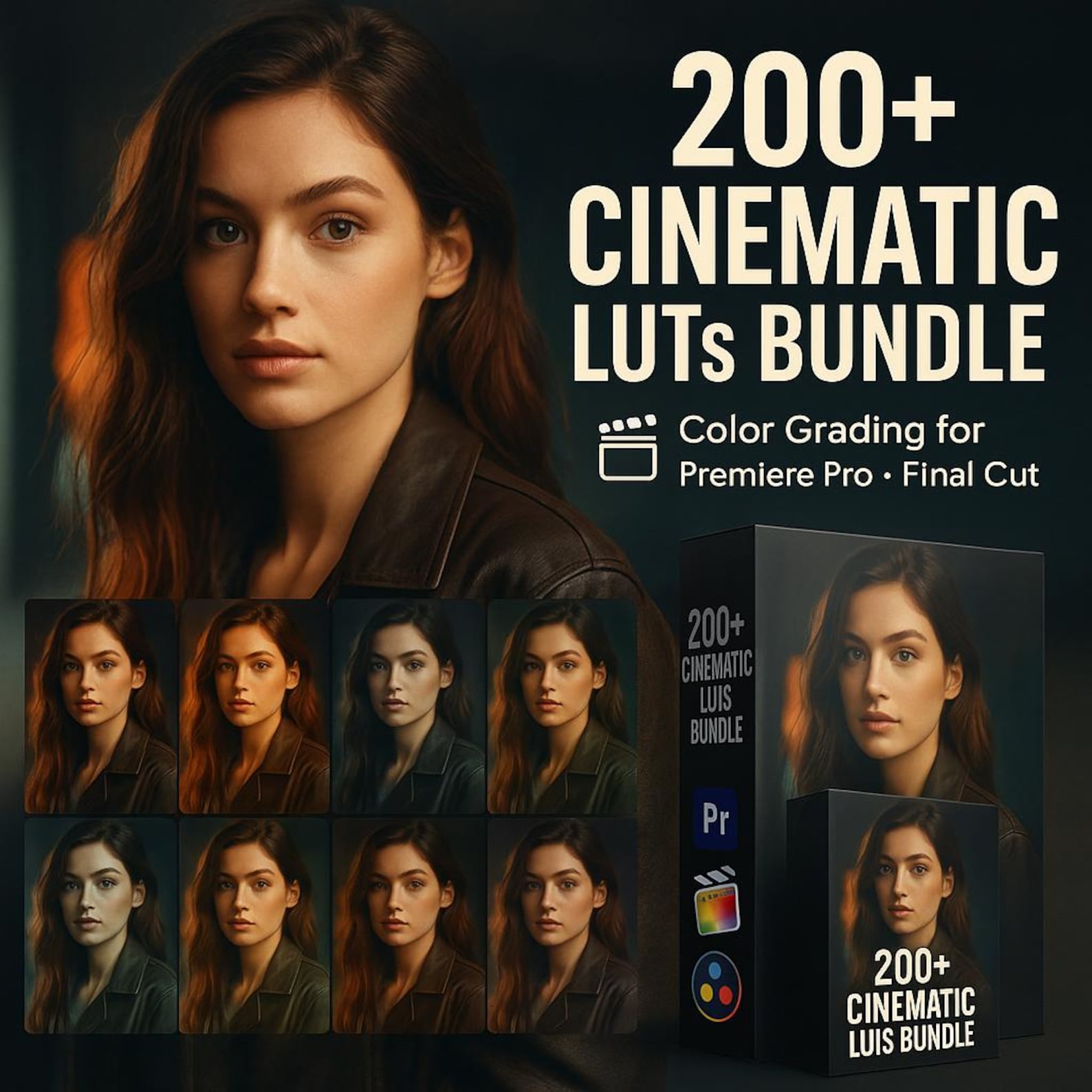 200+ Cinematic Luts Bundle | Video Editing Filters (PLR Resell) - Etsy