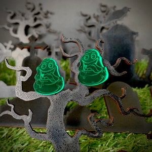 Slimer stud earrings inspired by Ghostbusters