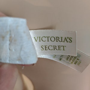 VICTORIA'S SECRET- 1990's Powder Blue Lace Demi Push up Bra- 36B image 8