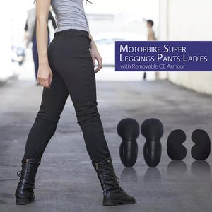 Frauen Motorrad Leggings Reiten Damen Hosen Schutz Cargo Motorrad Leggings mit Free CE Rüstung